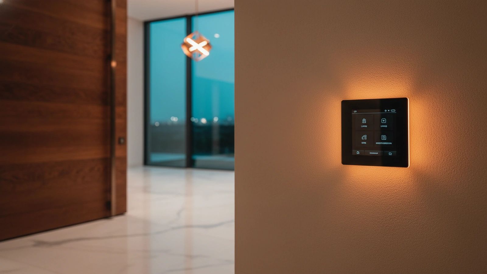 1Home Touch في فيلا KNX في دبي: حيث يكسب لوح Touch Panel واحد مكانه